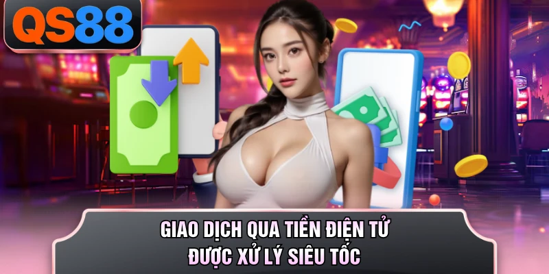 Giao dịch qua tiền điện tử được xử lý siêu tốc