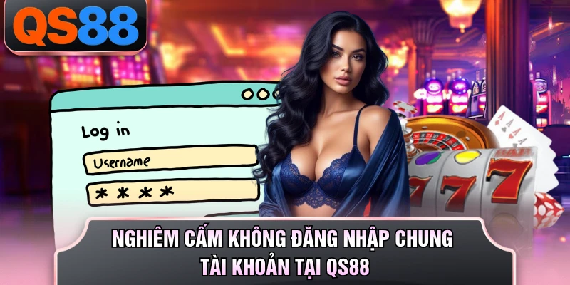 Nghiêm cấm không đăng nhập chung tài khoản tại QS88 